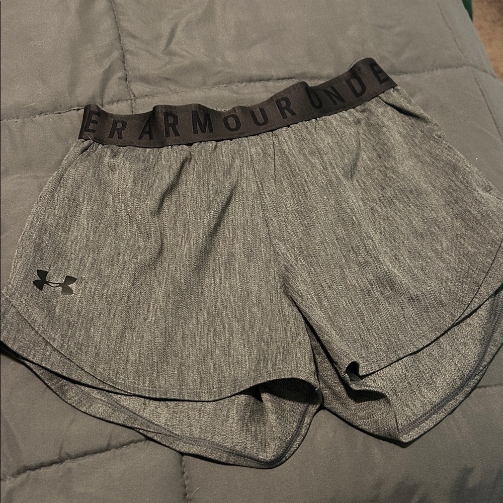 Under Armour Heathered Gray Performance Shorts
